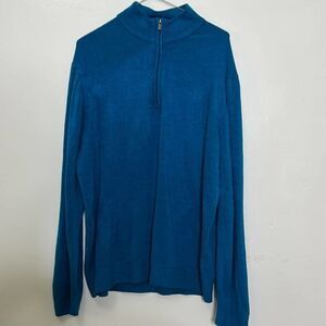 BACHRACH‎ 3/4 ZIP SWEATER SIZE XXL